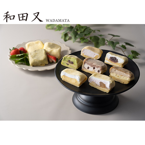 【早割】和田又 7種の手包みもちっとクレープ 10個 WMA−01A 【早割】和田又 7種の手包みもちっとクレープ 10個 WMA−01A