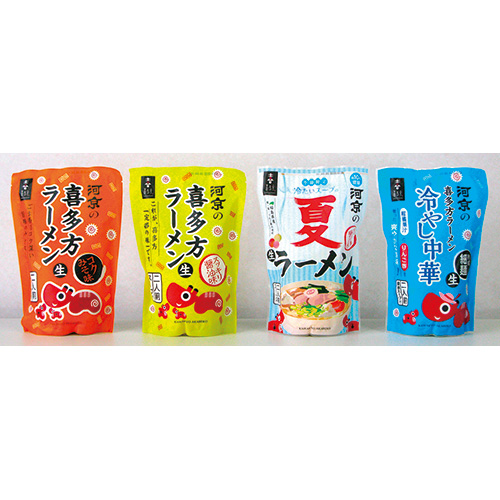 喜多方ラーメン夏限定バラエティ４種８食セット　Ａ０７４